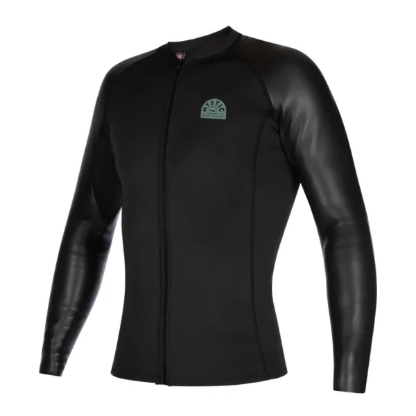Mystic Majica LS Neoprene vest Fullzip - 900 Black