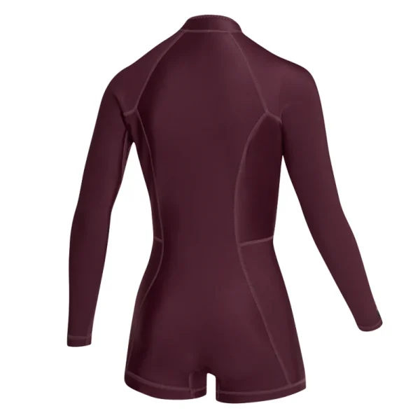 Mystic LUNAR 2-2 Longarm Shorty Frontzip Women - 322 Oxblood Red