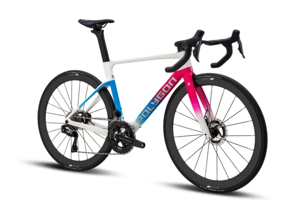 Polygon HELIOS A9 DURA ACE Di2 700C WHT/PNK