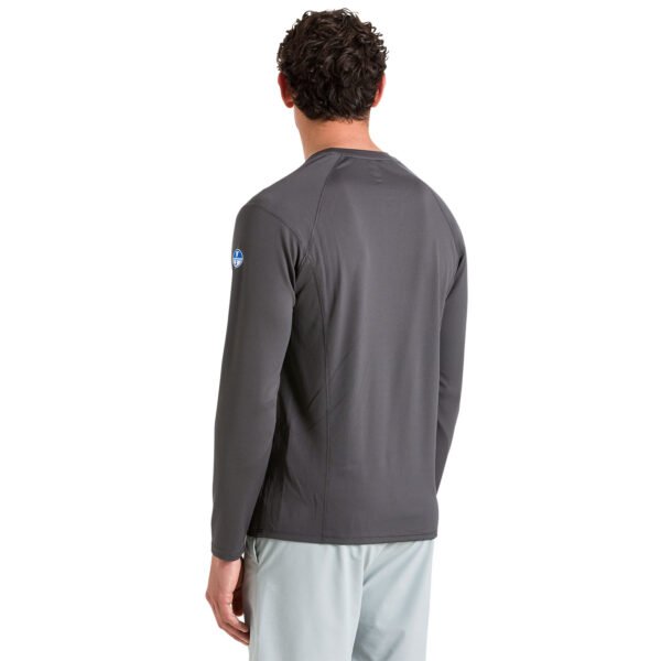 North Sails Performance TECH T dugih rukava majica s UV 30+ 27M203 - Dark Grey