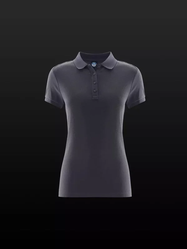 North Sails Performance TACTEL ženska Fast Dry polo majica s UV zaštitom 27W104 - Dark Grey