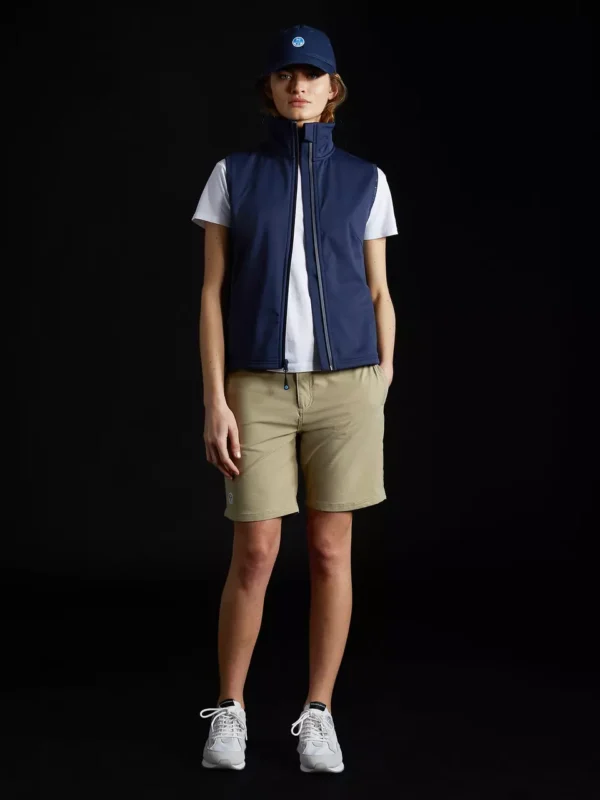 North Sails Performance ženske kratke hlače STRETCH SHORTS W 27W499 - Bež