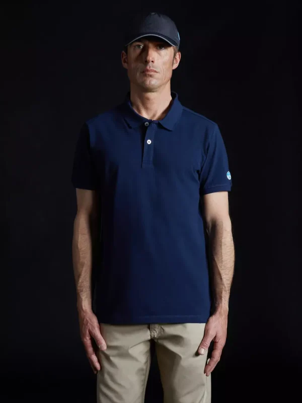 North Sails Performance muška polo majica PIQUE 27M105 - Navy Blue