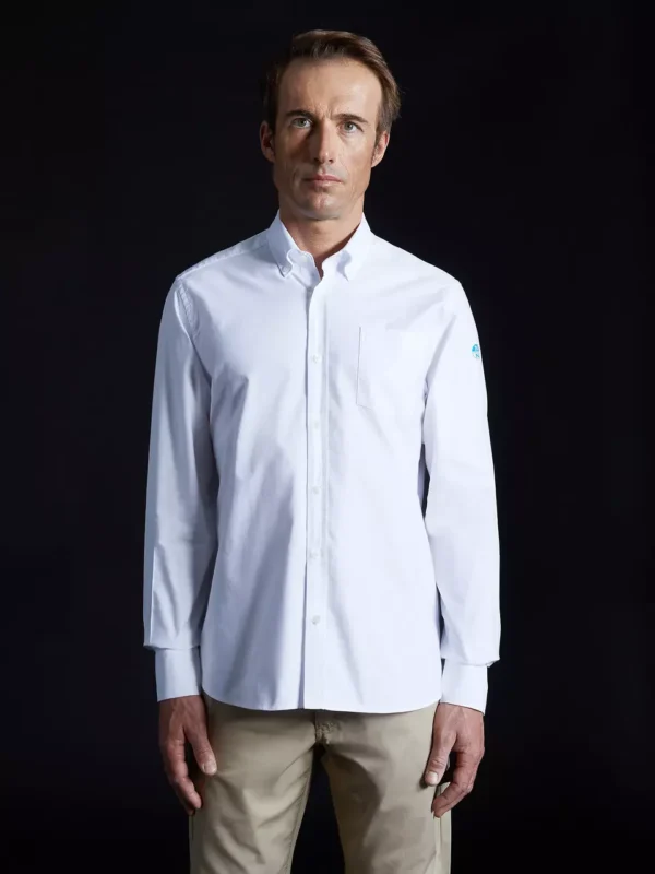North Sails Performance muška Pinpoint Oxford košulja 27M606 - Bijela
