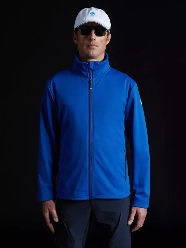 North Sails Performance muška jakna RACE Soft Shell 27M035 - Ocean Blue