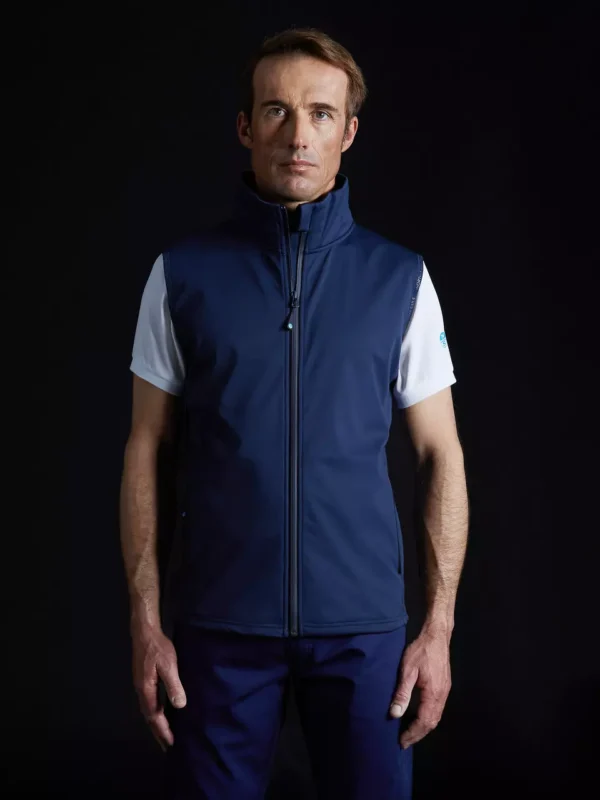 North Sails Performance muški prsluk RACE Soft Shell 27M038 - Navy Blue