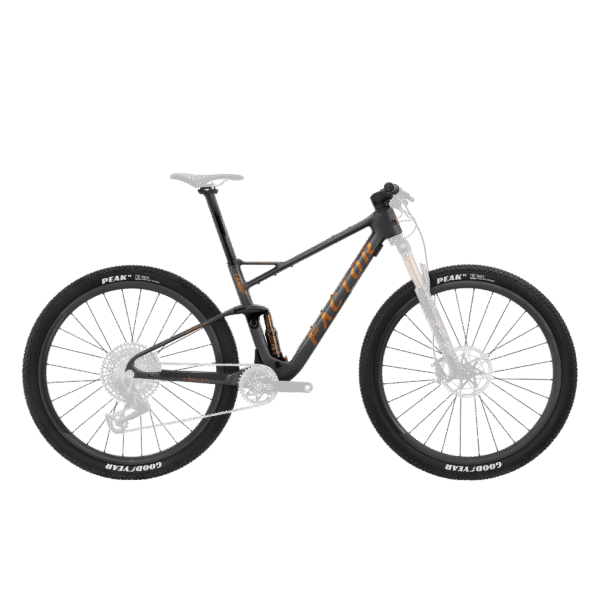 Factor Lando XC Fox - ONYX / RADIANT COPPER - Premium paket s kotačima